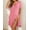 Coral Pink, variant on Ekouaer Women's Nightshirt Short Sleeve Button Down Nightgown V-Neck Sleepwear Pajama Dress with Pockets