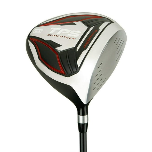 Powerbilt Golf Men's TPS Supertech 460cc Black/Red Driver, 10.5* Men's Flex - Right-Handed