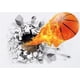 thumbnail image 3 of Pegatina de Pared de Baloncesto, Efecto 3D, Calcomanías Decorativas, Arte de Pared, Murales con Aplicación de Pelar y Pegar, 50cm x 70cm para Decoración de Dormitorio, Sala de Estar, Oficina, 3 of 7