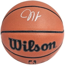 James Harden Autographed Authentic Indoor/Outdoor Basketball Philadelphia 76ers Beckett BAS Witness 214076