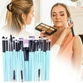 thumbnail image 4 of Pinceles de maquillaje, Kit de maquillaje 20 pinceles para ojos Pinceles de maquillaje Herramientas de belleza Pinceles de maquillaje plegables, 4 of 4