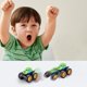 thumbnail image 5 of VISALY - Coche de juguete con fricción para niños, vehículo todoterreno con absorción de impactos, juguete giratorio de 360° para acrobacias, coches de dibujos animados, 5 of 6