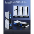thumbnail image 2 of Auto Cooling Fan for PS5 Pro/ Slim, USB 3.0 Port, Adjustable 3 Speed, with LED Light, Memory Function, Quiet and Efficient Cooling System for PS5 Pro/Slim Cooler, 2 of 7