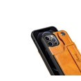 thumbnail image 4 of Funda para iPhone 14 Pro Max, funda de piel con correa para la muñeca, funda protectora trasera, funda para iPhone (marrón), 4 of 5