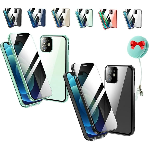 Funda de privacidad para teléfono Criteriont, funda para teléfono Criteriont, funda para teléfono Criteriont con protector de pantalla de privacidad, cubierta de vidrio templado con privacidad de 360