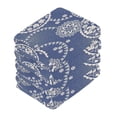 thumbnail image 4 of BZSMCE Towel Cotton Face Towel Soft Hand Towels Fashion Blue Lace Pattern, 4 of 9