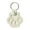 White, variant on Dog Fur Storage Keychain, Cute Leather Paw Keychain Pet Hair Keepsake Keyring, Cat Paw Shaped Keychain, Pet Memorial Gifts for Bag Purse Paw Charm Key Holder