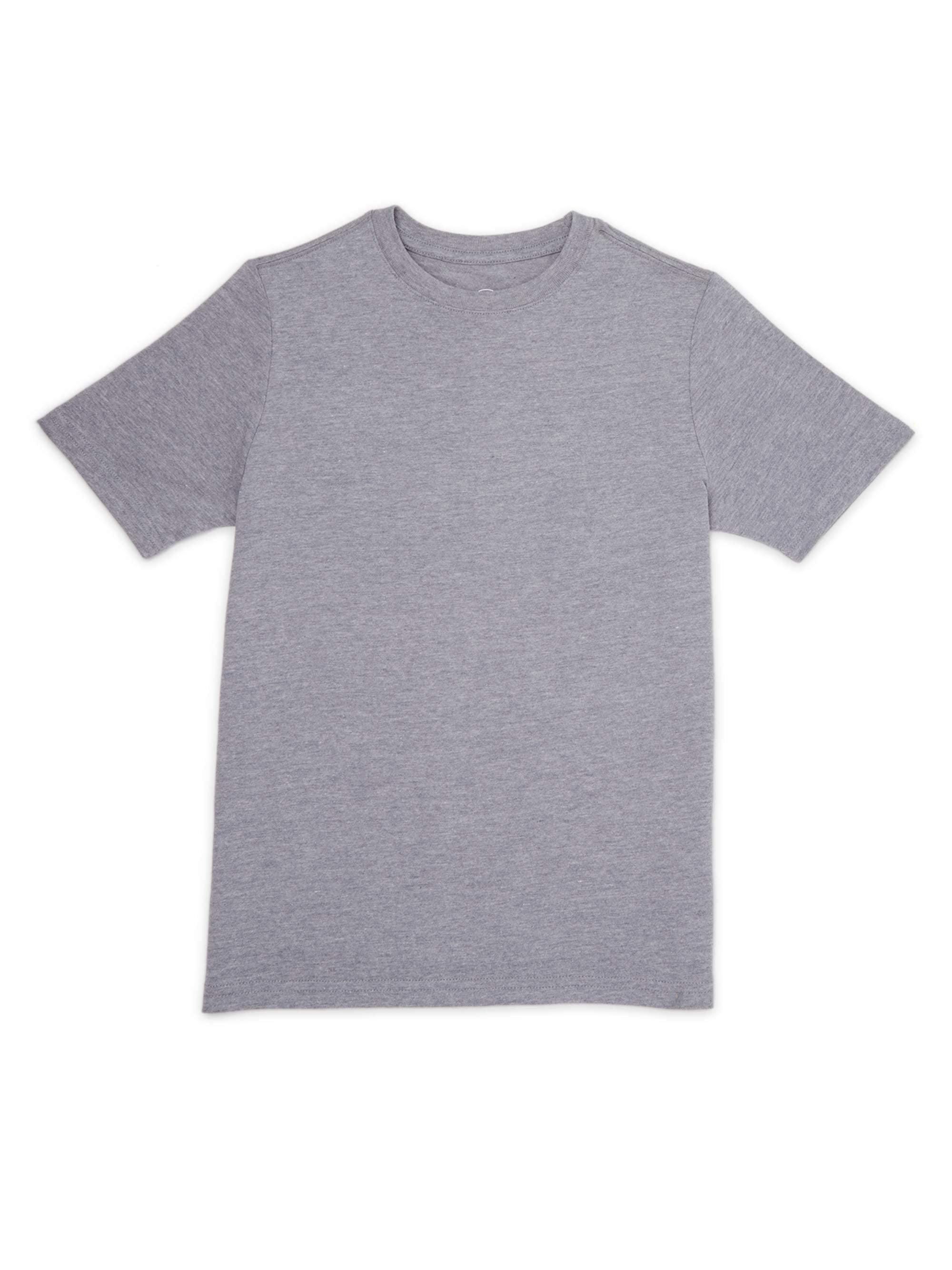 Wonder Nation Boys' Kid Tough Short Sleeve T-Shirt, Sizes 4-18 & Husky