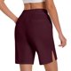 thumbnail image 5 of WILLBEST Pantalones Capri Casuales para Mujer, de Verano, Elásticos, Hasta La Rodilla, para Entrenamiento, Yoga, Informales, con Cintura Elástica, con Bolsillos, 111 Mediana, 5 of 5