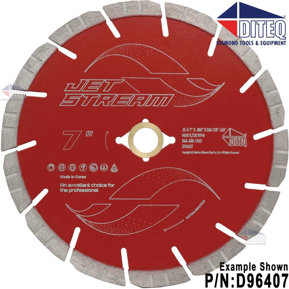 5pic 7 inch diamond blade for cutting tile,stone and masonry materials 