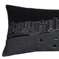 thumbnail image 3 of 35" Black Madison Nighttime Skyline Lumbar Decorative Pillow, 3 of 5