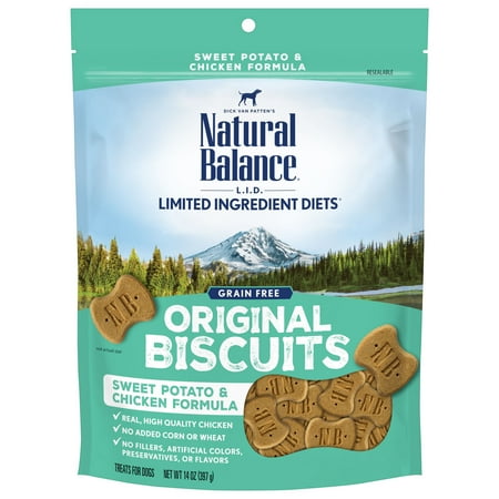 UPC: 0723633622141 | Natural Balance L.I.T. Limited Ingredient Treats Sweet Potato & Chicken Formula Dry Dog Treats  14-Ounce