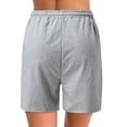 thumbnail image 2 of Pxiakgy pants for women Women's Summer Solid Color High Waist Slim Shorts Sports Pants Casual Shorts Grey + S, 2 of 8