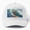 White, variant on Low Poly Grandpa Surfer Baseball Hat, Huge Wave Longboard Character Graphic Design, Classic Cap