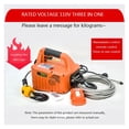 thumbnail image 3 of 500KG Load Portable Electric Winch Traction Hoist Manual/Remote Control/Wire Control Electric Hoist Hoist Lifting Tool, 3 of 8