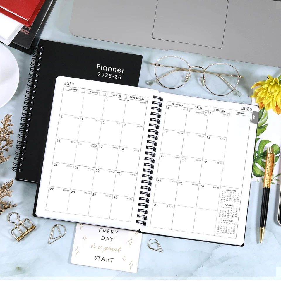 2025-2026 Planner - Weekly & Monthly Academic Planner 2025-2026, From