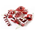 thumbnail image 2 of Candy Cane Christmas Tree Decorations Candy Themed Christmas Decorations Christmas Tree Decorations Plastic Candy Cane Christmas Crafts Home Party Decorations (8pcs), 2 of 5