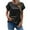 New3-Black, variant on Patlollav Womens T-Shirt Round-Neck Short Sleeve Print Casual Blouse Tops