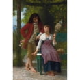 thumbnail image 2 of Elizabeth Jane Gardner Bouguereau 11x14 Gold Ornate Wood Frame and Double Matted Museum Art Print Titled - Before the Engagement, 2 of 4