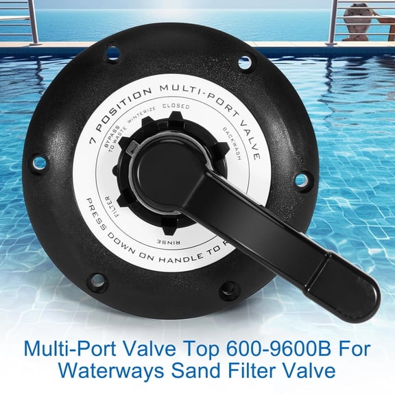 Multi-Port Valve Top 600-9600B For Waterways Sand Filter Valve