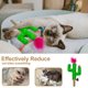 thumbnail image 5 of Juguete masticable para gatos PAZ GIFT Catnip Silvervine con plumas de cactus, 5 of 9
