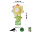 thumbnail image 2 of Machine à Bulles Tournesol Sept Couleurs Fleur Entièrement Automatique Soufflage de Bulles 30ml Flye244796, 2 of 2
