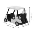 thumbnail image 2 of NIAIZEK 1:20 Scale Miniature Golf Cart Die-Cast Model Toy Alloy Toy Car(4.53X3.15X2.2in), 2 of 7
