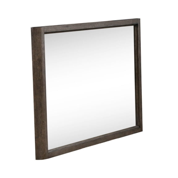 Liberty Furniture Cascade Falls Mirror for Bedroom Dresser Mount - Satin Espresso Oak