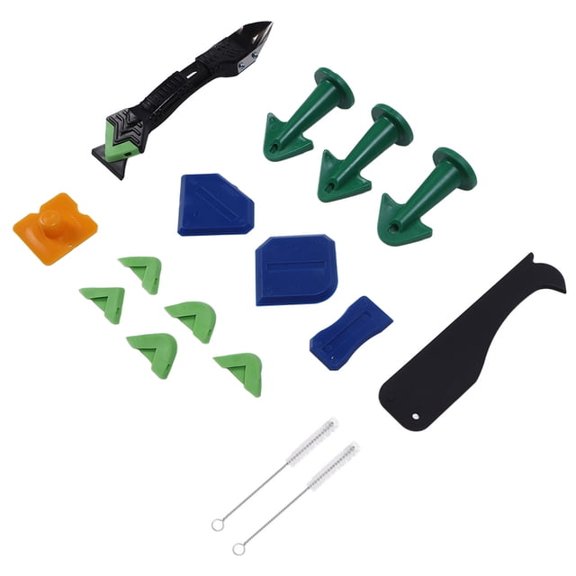 Herramientas De Acabado De Sellador, Boquillas 6.5R 10R 13R, Kit De Herramientas De Calafateo Con Raspador De Metal Manual Para Baldosas De Fregadero De Agua