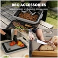 thumbnail image 4 of Feasto 9-Piece Multifunctional Collapsible BBQ Prep Tub | Grill Station with Cutting Board, Knives, Meat Claws for Camping, RV & Kitchen, 4 of 9