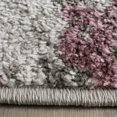 thumbnail image 3 of Safavieh Adirondack Collection ADR115M Tapis Rond Moderne Abstrait Gris Clair et Violet (Diamètre 6 Pieds), 3 of 3