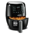 thumbnail image 1 of Gourmia 4 Qt Air Fryer, 12 Presets, Digital Display, FryForce 360°, Compact, Black, 1 of 10