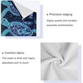 thumbnail image 4 of Coolnut Blue Patterned Sea Turtle 3-Piece Towel Set,Soft Absorbent Quick Dry Bath Towels Sets,1 Bath Towel,1 Hand Towel,1 Washcloth,for Bathing Home Hotel Gym Spa Wash cloth, 4 of 7