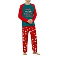 thumbnail image 5 of Onlypjs Family Matching Christmas Pajamas Set – "Naughty, Nice, Merry Christmas" Checklist Holiday Sleepwear for Women, Men – Festive Red & Green, 5 of 8