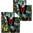 thumbnail image 3 of GZHJMY Butterfly Palm Cotton Washcloths Set of 6, 12"x12" Super Soft Absorbent Wash Cloths Bathroom Face Cloths Fingertip Towels for Gym Hotel and Spa, 3 of 7