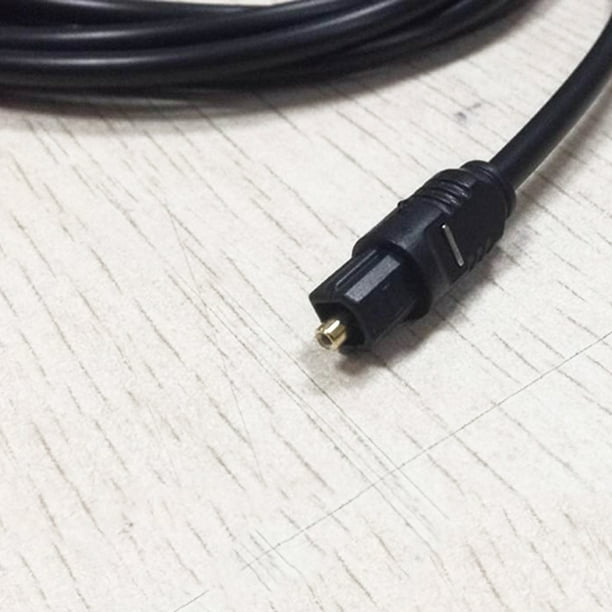 Câble audio optique numérique EMK 1,5 m OD4,0 mm Toslink mâle vers mâl