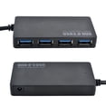 thumbnail image 2 of 2X 5Gbps de Alta Velocidad USB 3.0 Hub 4 Puertos Adaptador Divisor USB para PC Fuente de Alimentación para Computadora Portátil, 2 of 5
