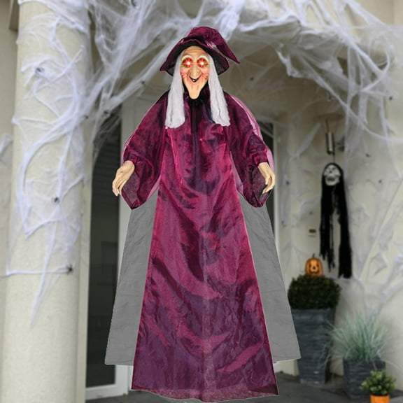 Colgante de Halloween Macarena Animado 70 pulgadas Ojos Rojos