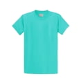 thumbnail image 2 of Regular Fit Youth Short Sleeves Cotton Tshirt Tee 2 Pack Deal - Dark Choco, Pool, XS, 2 of 3