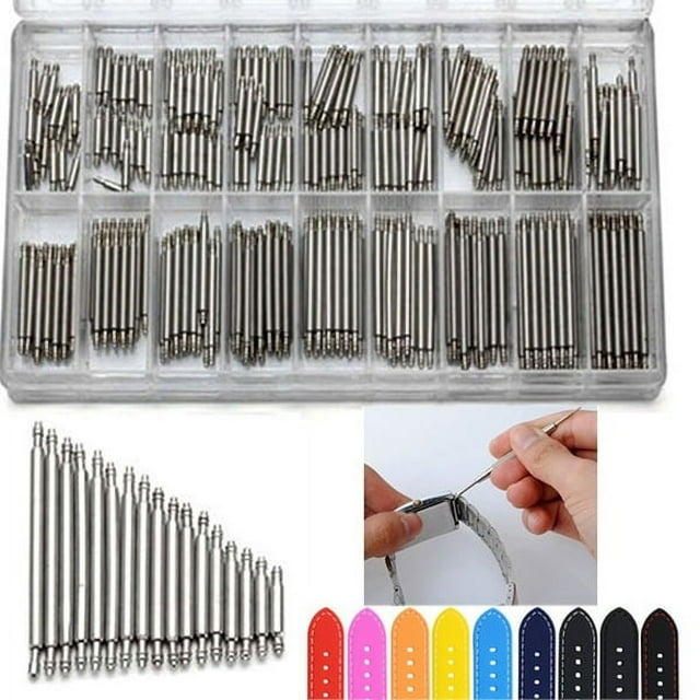 360PCS 8-25mm Correa de reloj de pulsera Barras de resorte Correa Enlace Pasadores Herramienta de reparación Abridor Reino Unido