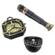 thumbnail image 1 of Juego de 3 uds de telescopio pirata con moneda y juguete para vendar los ojos, accesorios de pirata para Cosplay, regalo de Halloween para niños, 1 of 6