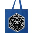 thumbnail image 3 of Inktastic 20 Sided Black Dice Tote Bag, 3 of 3