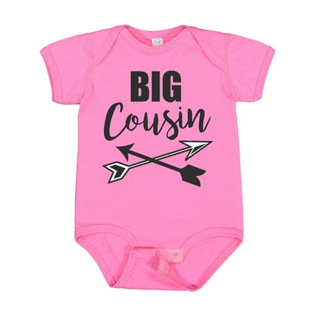 

Inktastic Big Cousin with Arrows Gift Baby Boy or Baby Girl Bodysuit