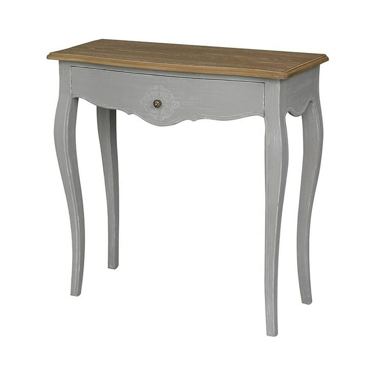 International Caravan Ashbury Stradivarius Oak Veneer One-drawer Console Table International Caravan Ashbury Stradivarius Oak Veneer One-drawer Console Table