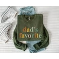 thumbnail image 2 of Dad’s Favorite Sweatshirt – Funny Family Gift for Dad, Cozy Cotton Crewneck, 2 of 5