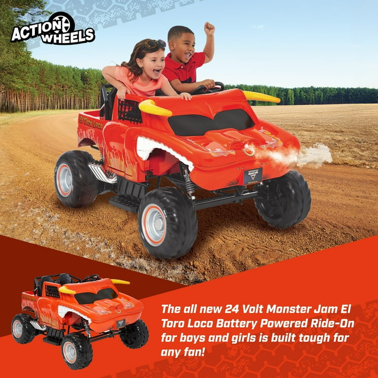 Toddler Ride wavey In Monster Truck