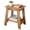 Brown, variant on Garvee Farmhouse 2 Tiers End Table, with Storage Shelves, Walnut
