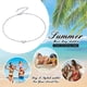 thumbnail image 4 of Tobillera de plata esterlina con inicial Z Silvora, 4 of 8