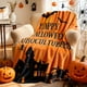 thumbnail image 5 of Manta de Franela de Halloween con Estampado Digital de Calabaza y Fantasma | Ideal para Sofá | 100X150Cm | Multicolor | 1 Unidad, 5 of 6