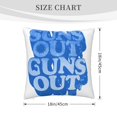 thumbnail image 3 of Sun'S Out Guns Out Retro 80s 2024 Fundas de almohada Funda de almohada Fundas de almohada cuadradas 18 X 18 pulgadas para sofá cama de casa, 3 of 8